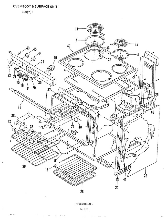 Diagram for 958WF-CLW