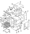 Diagram for 03 - Oven/body