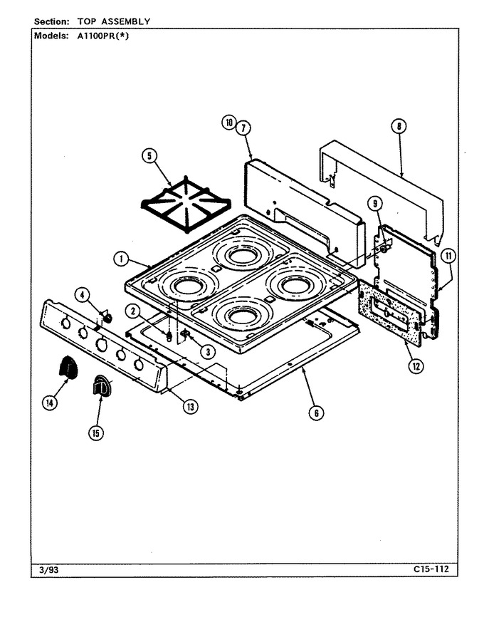 Diagram for A1100PRA