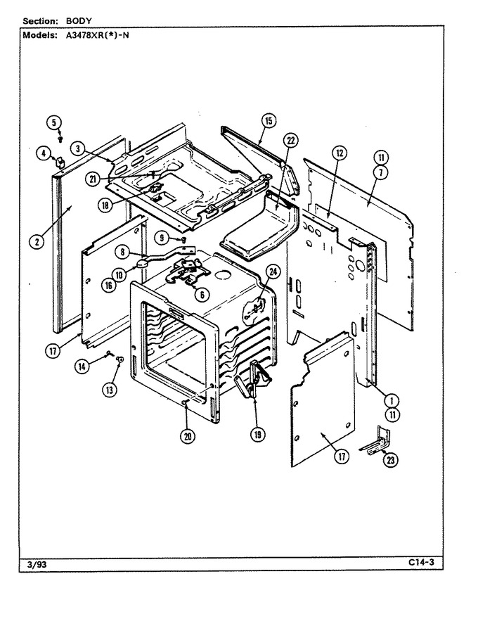 Diagram for A3478XRW-N