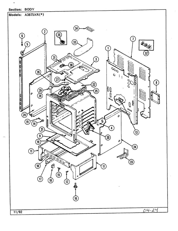 Diagram for A3875XRA