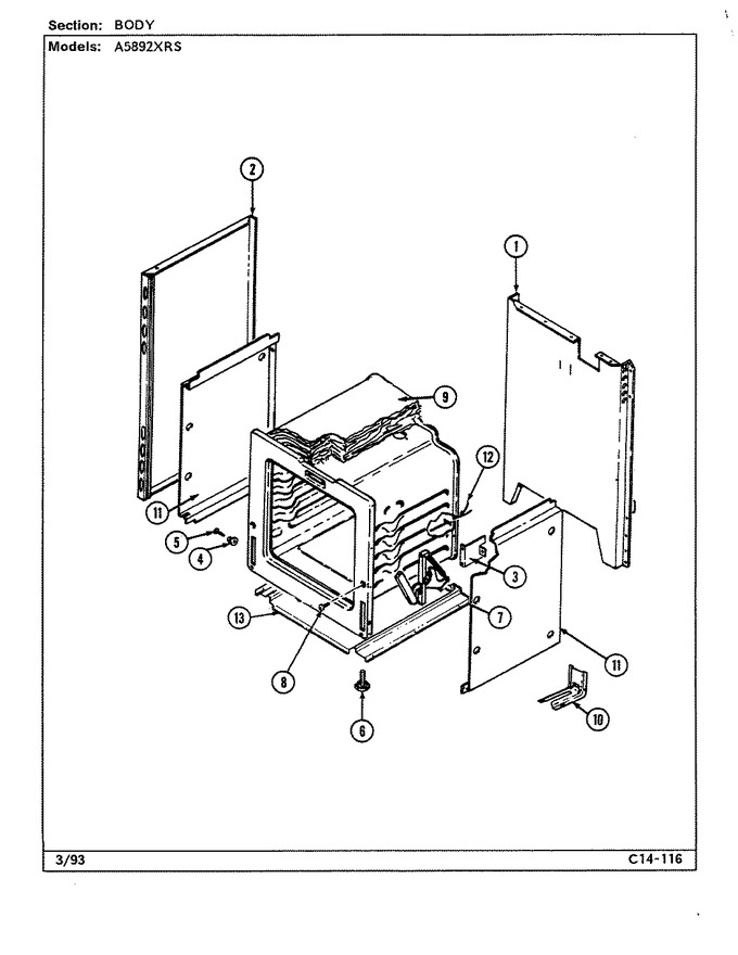 Diagram for A5898XRB