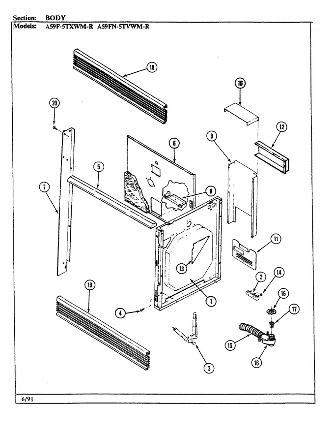 Diagram for A59F-5TXWM-R