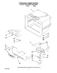 Diagram for 02 - Freezer Liner Parts