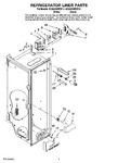 Diagram for 02 - Refrigerator Liner Parts