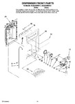 Diagram for 08 - Dispenser Front Parts