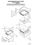 Diagram for 03 - Refrigerator Shelf Parts