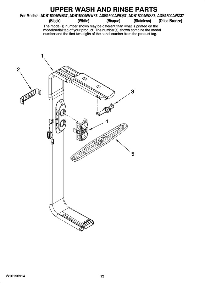 Diagram for ADB1500AWS37