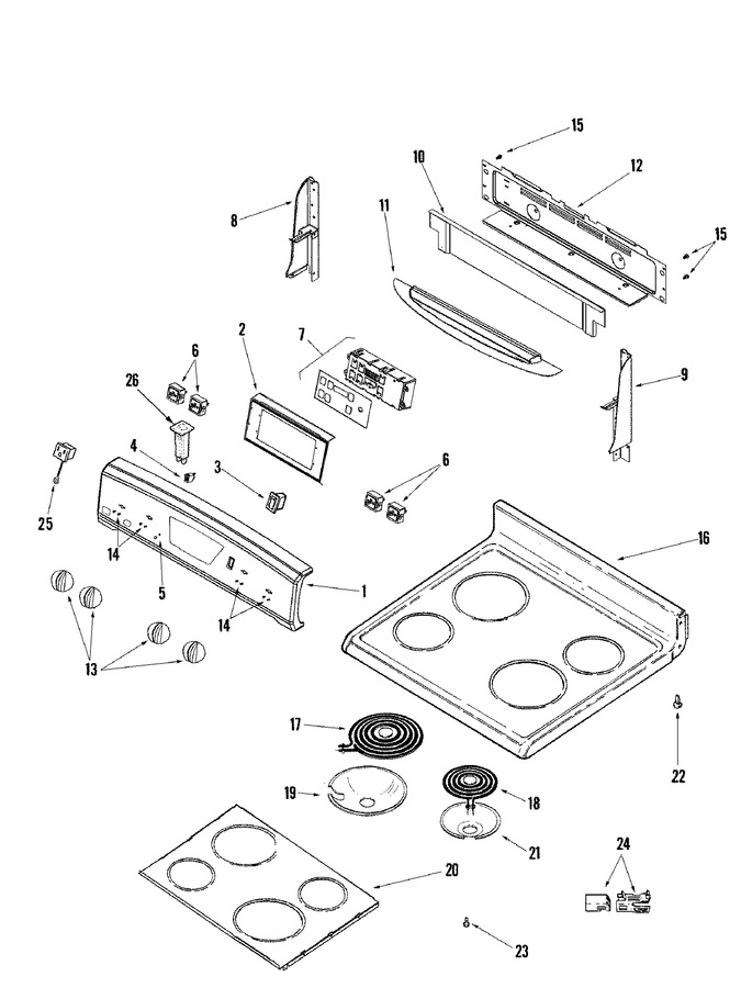 Diagram for AER5515RCW