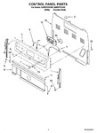 Diagram for 02 - Control Panel Parts