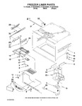 Diagram for 02 - Freezer Liner Parts