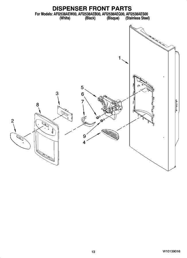 Diagram for AFI2538AEW00