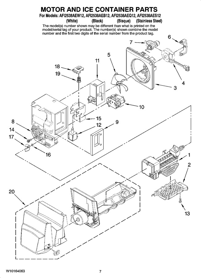 Diagram for AFI2538AEW12