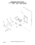 Diagram for 08 - Dispenser Front Parts