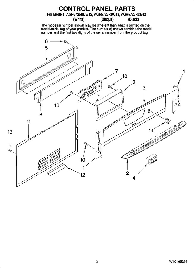 Diagram for AGR5725RDQ12