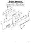 Diagram for 02 - Control Panel Parts