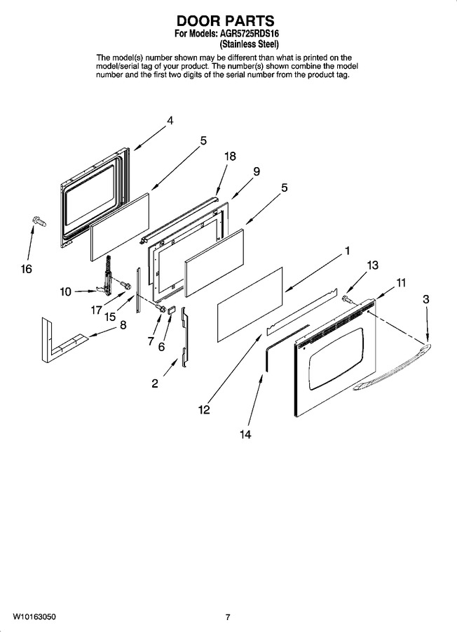 Diagram for AGR5725RDS16