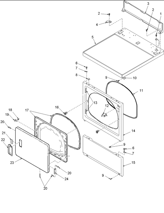 Diagram for ALE643RCW (BOM: PALE643RCW)