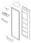 Diagram for 06 - Fresh Food Inner Door