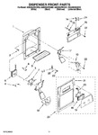 Diagram for 08 - Dispenser Front Parts