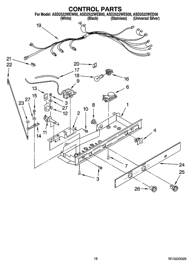 Diagram for ASD2522WED00