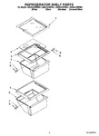 Diagram for 03 - Refrigerator Shelf Parts