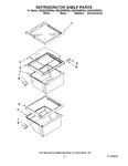 Diagram for 03 - Refrigerator Shelf Parts