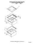 Diagram for 03 - Refrigerator Shelf Parts