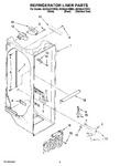 Diagram for 02 - Refrigerator Liner Parts