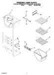 Diagram for 04 - Freezer Liner Parts