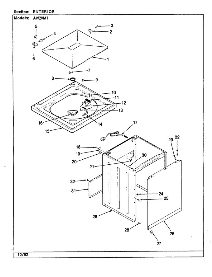 Diagram for AW20M1A