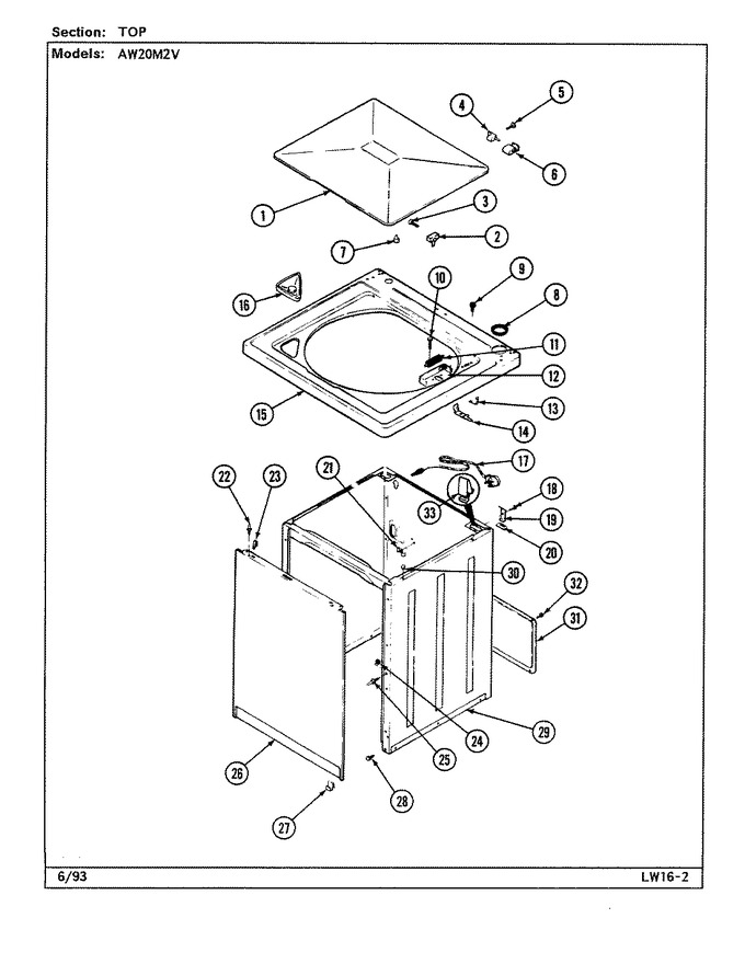 Diagram for AW20M2V