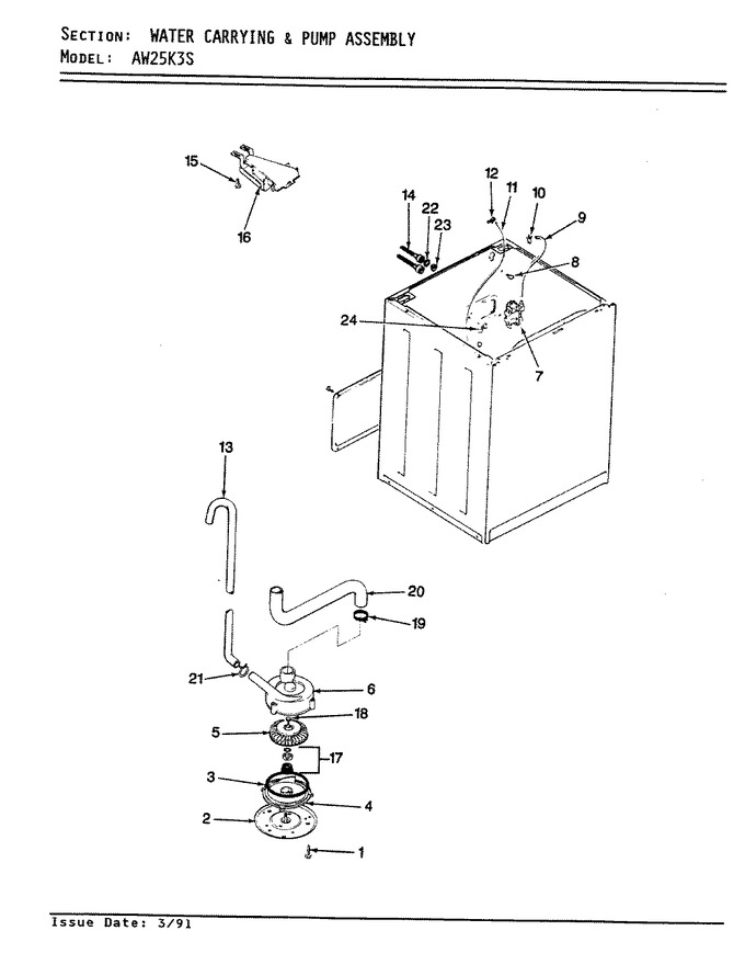 Diagram for AW25K3HS