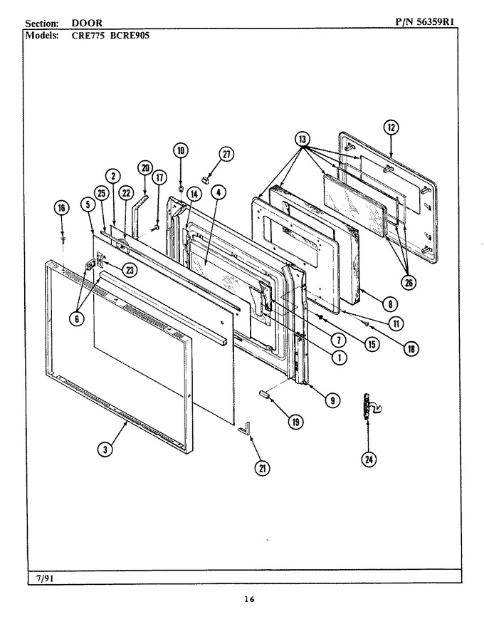 Diagram for BCRE905