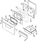 Diagram for 03 - Door/drawer (cc3531wux)