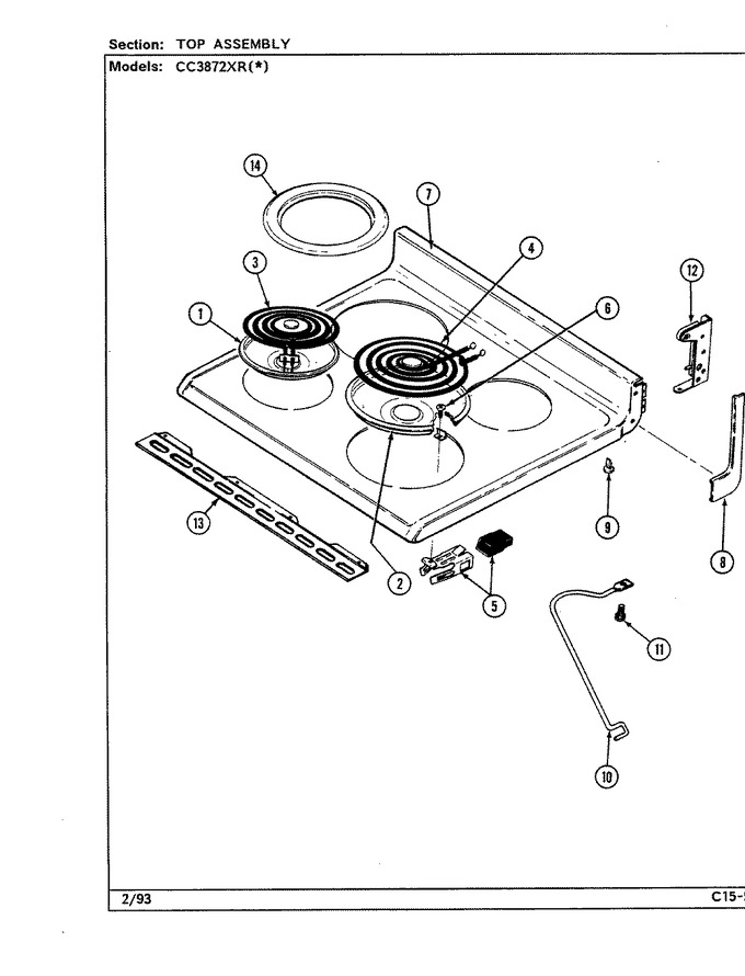 Diagram for CC3872XRW