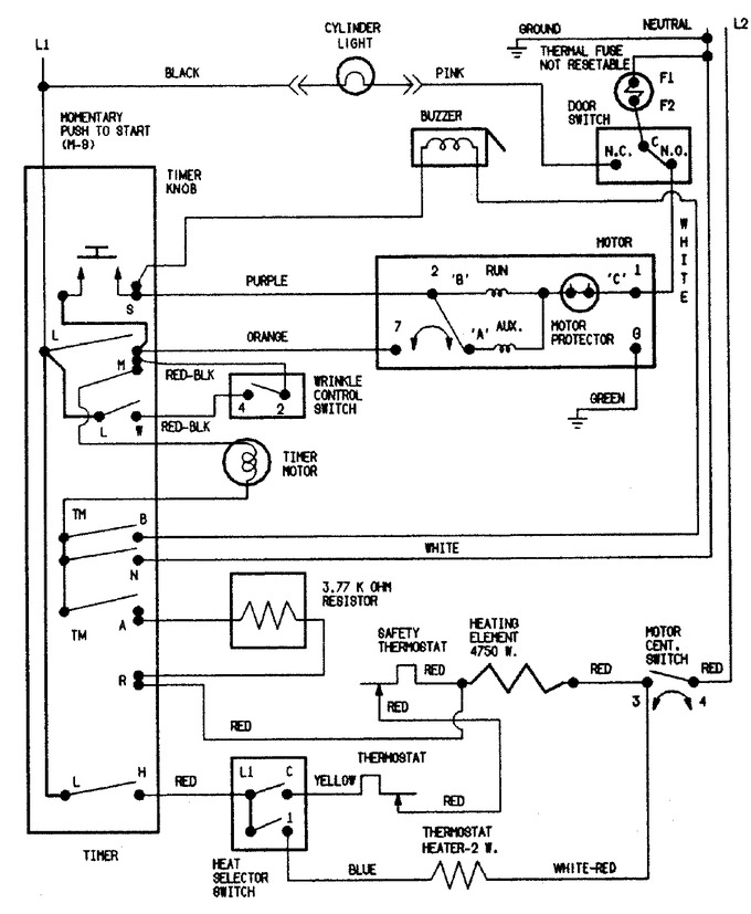 Diagram for CDE7500W