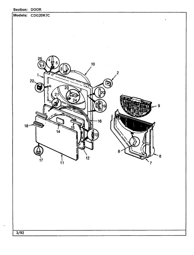 Diagram for CDG20R7WC