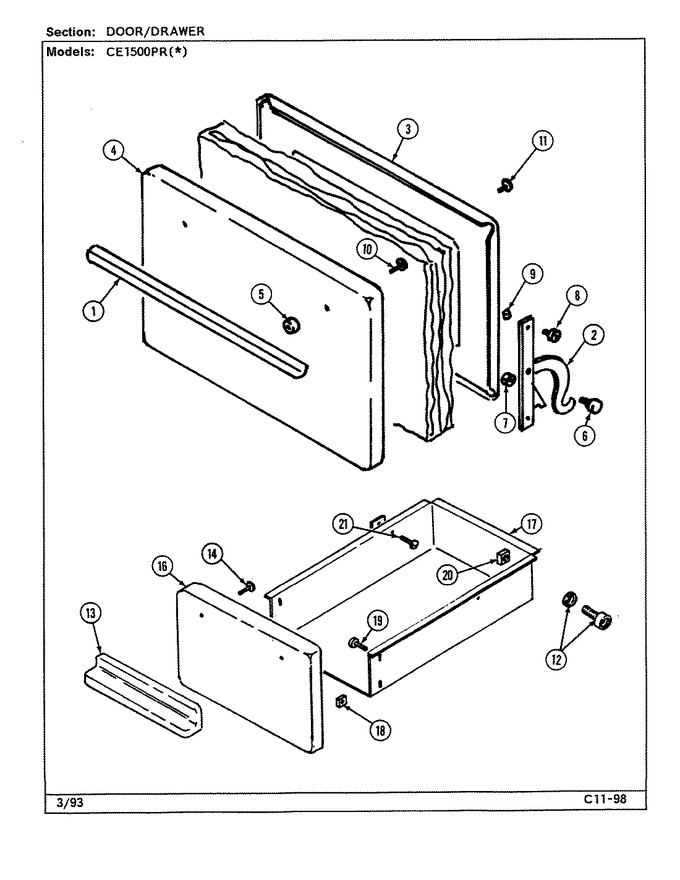 Diagram for CE1500PRA