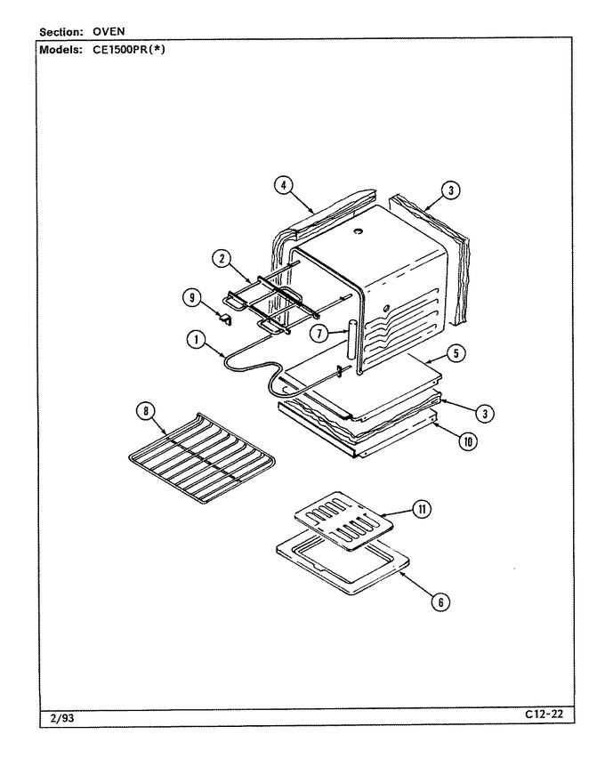 Diagram for CE1500PRW