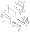 Diagram for 03 - Door/drawer (ce3510ppx)