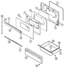 Diagram for 04 - Door/drawer (xrx Ser Pre 24)