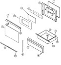 Diagram for 05 - Door/drawer (serial Prefix 28)