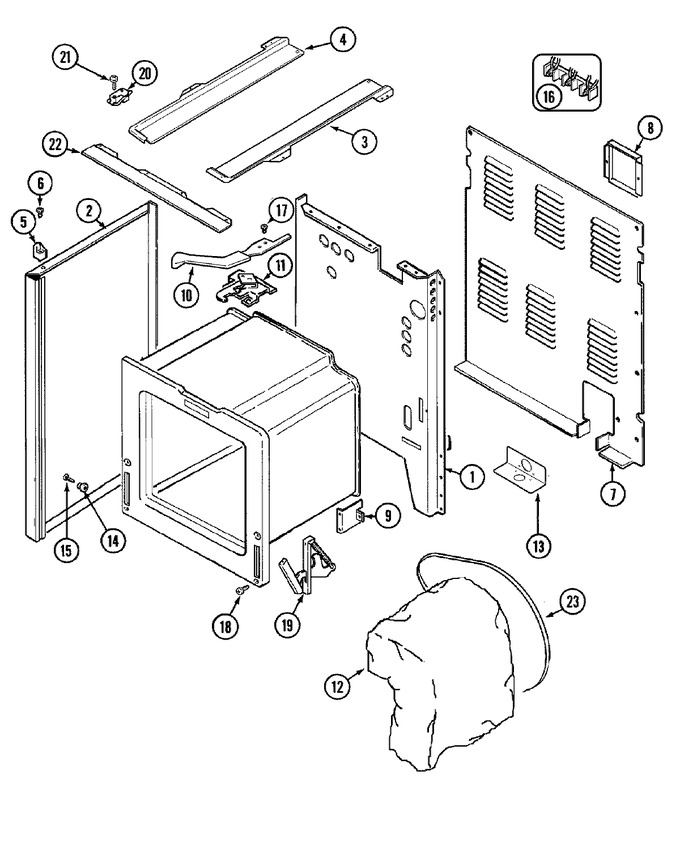 Diagram for CER3760BAW