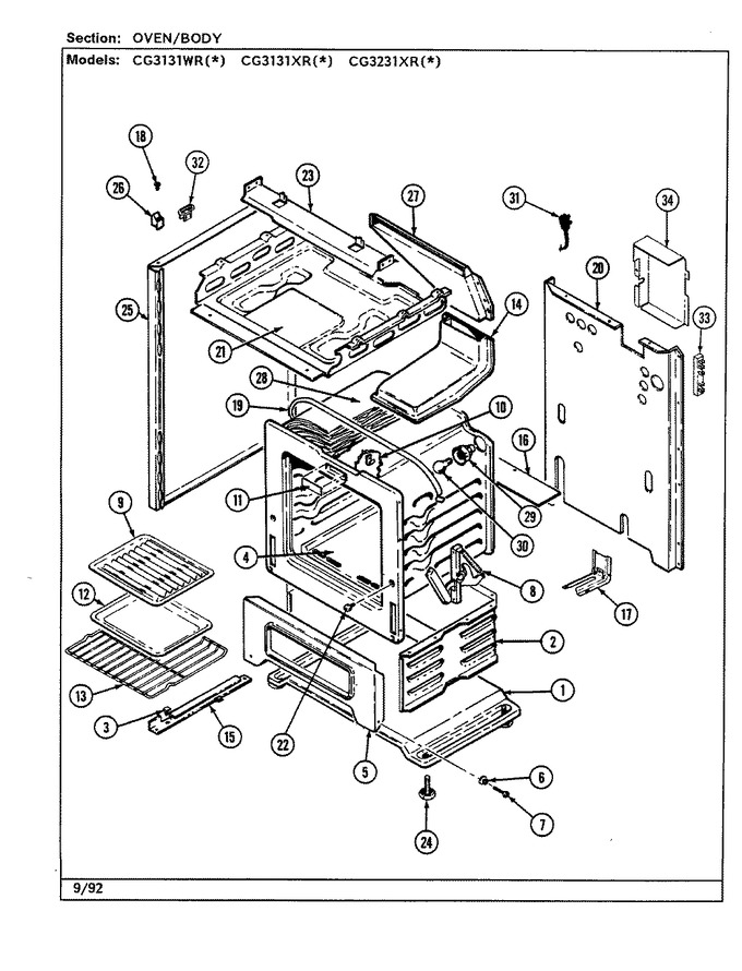 Diagram for CG3231XRA