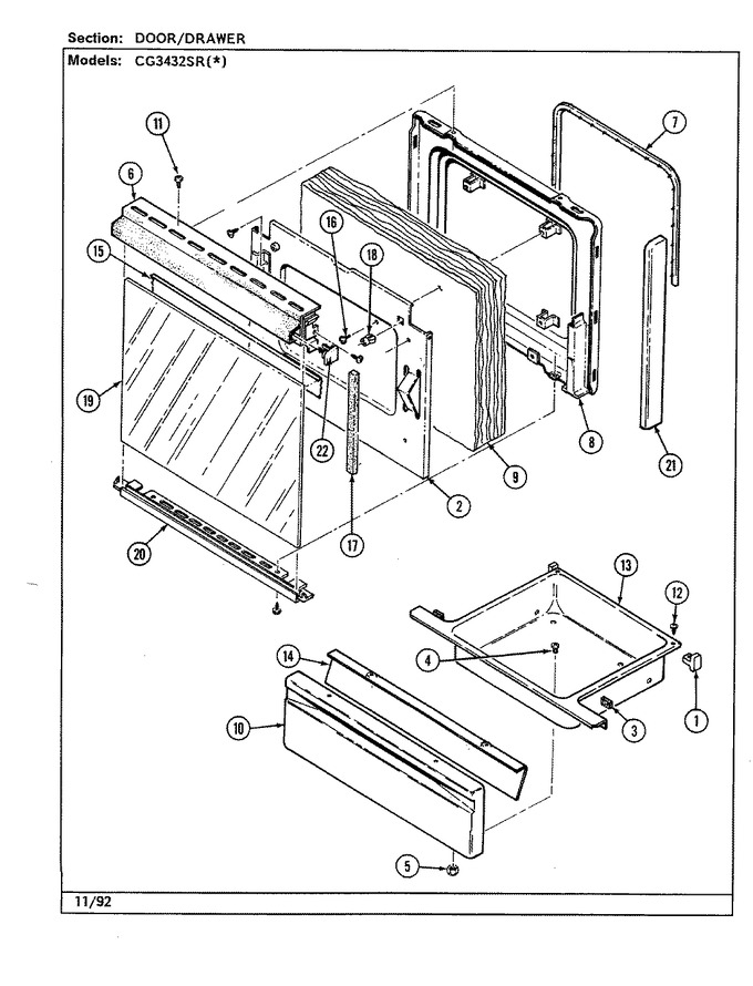 Diagram for CG3432SRW