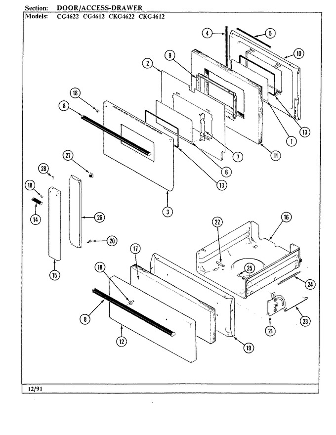 Diagram for CG4622MA539RG