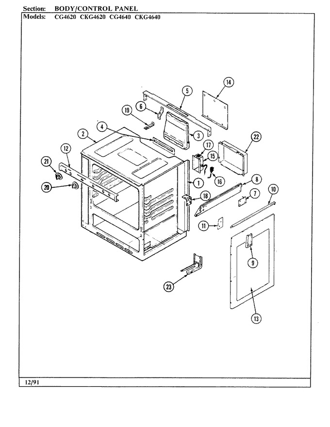 Diagram for CG4642MW639RG