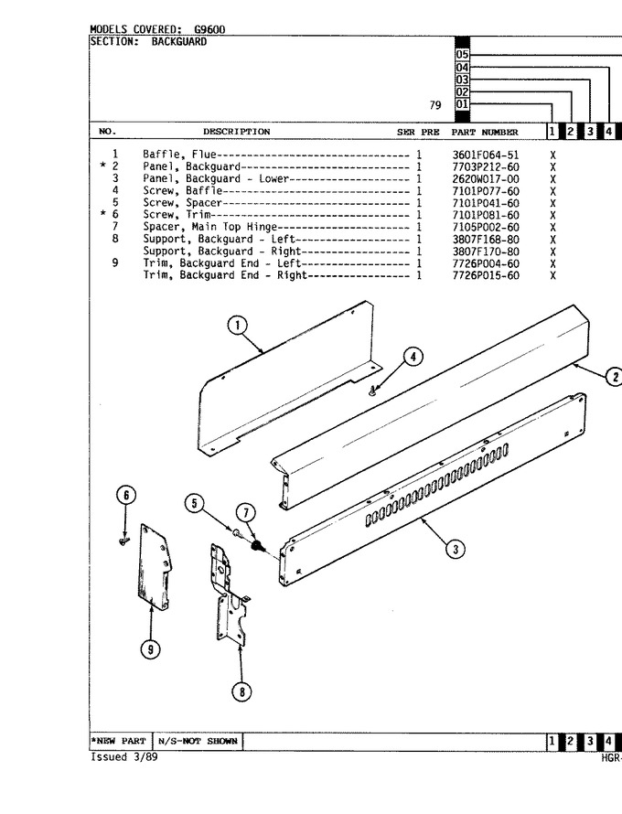 Diagram for CG9616A79R