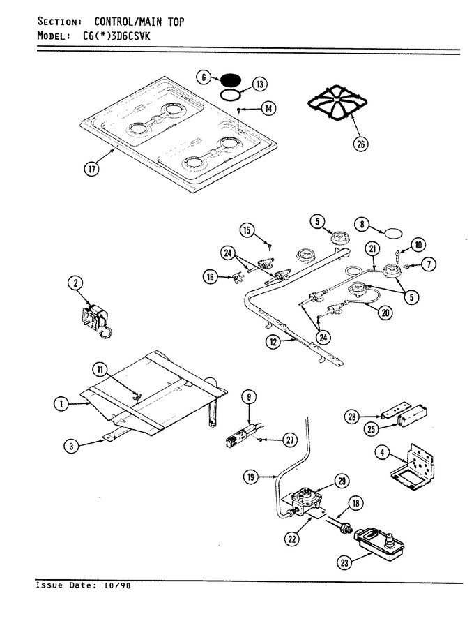 Diagram for CGW3D6CSVK